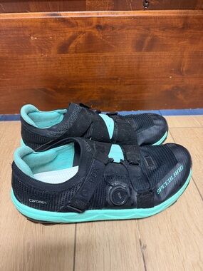 Speedland GlPDX Black and Teal Running Shoes Men’s 12.5